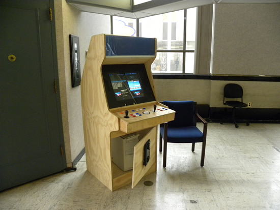 This arcade cabinet was a project created by one of the PhD students. It contains hundreds of classic arcade games.